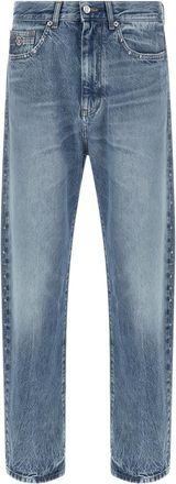 Versace Blue Mid Rise Jeans
