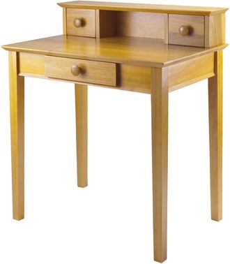 Winsome Studio Writing Desk with Hutch