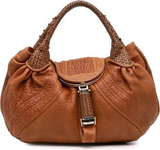Fendi Pre-owned Fendi Large Leather Spy Handbag Ladies 2415 8BR511 RQI 068