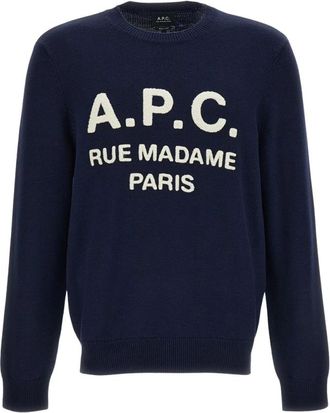 A.P.C. A.p.c., Uomo, Maglie, Blu, S, new