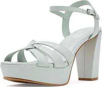 Bernardo Vittoria Womens Sandals Powder Blue : 8.5 M, Leather