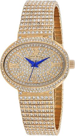 Christian Van Sant Womens Rose gold dial Watch