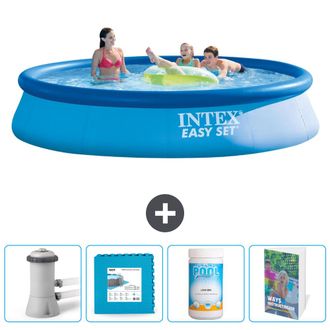 Intex Piscina Easy Set Redonda - 396x84 Cm - 7-piezas Scb130