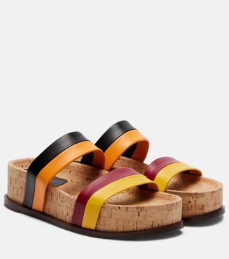 Gabriela Hearst Striker leather platform sandals