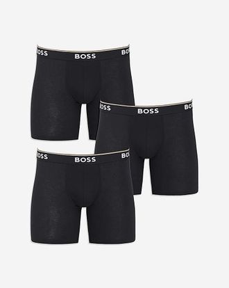 HUGO BOSS 3 Pack Longer Leg Boxer