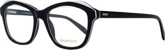 Emilio Pucci Black Plastic Glasses Womens (Frames)