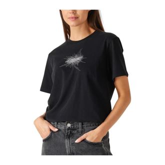 Isabel Marant Tops, Dames, Zwart, S, Katoen, Zoeline T-shirt