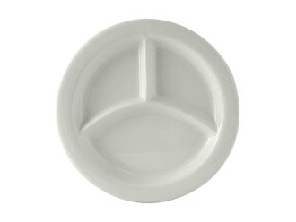 Tuxton Healthcare 3 Compartment Plate 9x1, 12 Pieces
