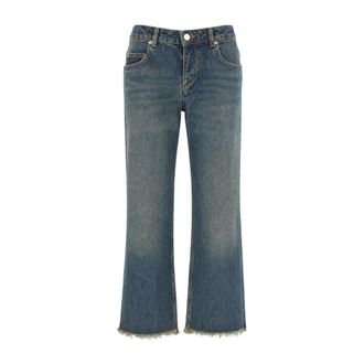 Isabel Marant Jeans, Dames, Blauw, XS, Katoen, Ombela Broek