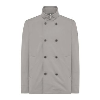 Duno Double-Breasted Coats, male, Gray, Size: XL Torano105 Jacket