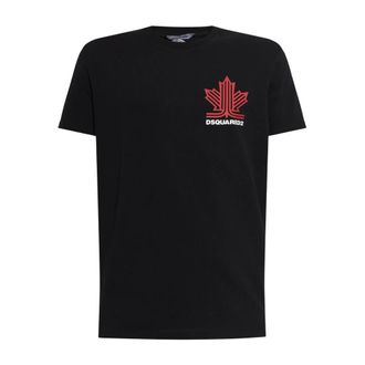 Dsquared2 Hombre, Camisetas, Negro, Talla: XL