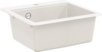 vidaXL Lavabo 80% Cuarzo Y 20% Resina 470 X 440 Mm Vidaxl