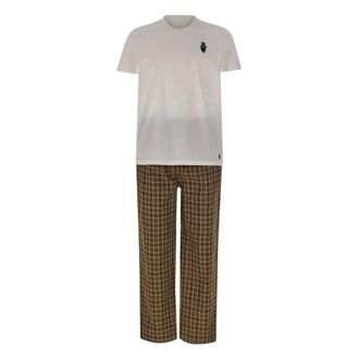 Polo Ralph Lauren Polo Bear Katoenen Pyjamaset - Heren - Nachtkleding & Lounge - Veelkleurig - Maat: L Katoen