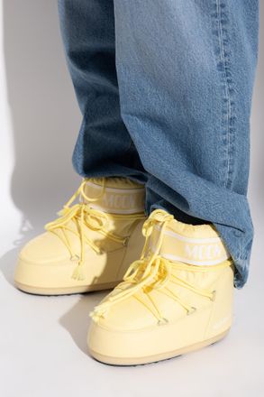 Moon Boot Snow Boots Icon Low Nylon, Womens, Yellow