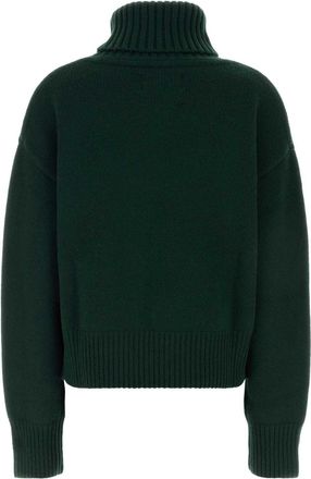 Extreme Cashmere Crop Sweater - Green