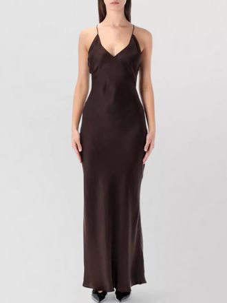 Anine Bing laurel long dress fluid silhouette
