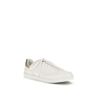 Burberry Check Sneakers - White