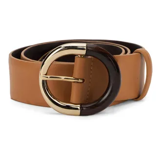 Alberta Ferretti Classic belt with buckle - female - Alberta Ferretti - Belts - Brown - S - Accessories