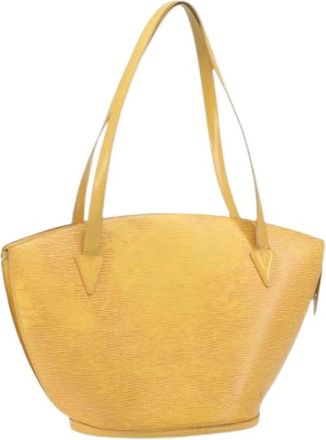 Louis Vuitton Pre-owned Vintage Schoudertas - Dames - Vintage Schoudertas - Geel - ONE Size - Leer - Vintage