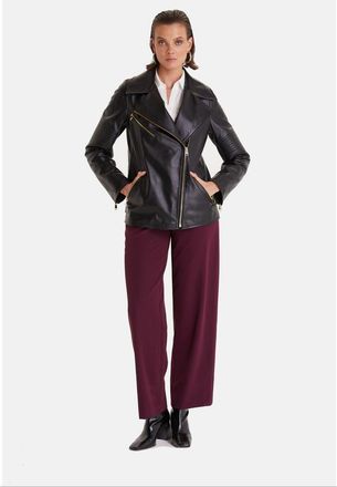 FURNIQ Nicole Leather Jacket in Black at Nordstrom, Size X-Small