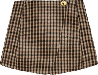 Ganni Minigonna a quadri - Toni neutri