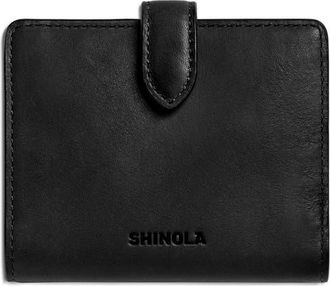 Shinola Small Leather Bifold Snap Wallet in Black at Nordstrom