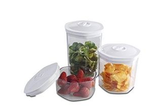 Solis Solis Set De Recipientes Al Vac&iacute;o Blancos 700-2000 Ml