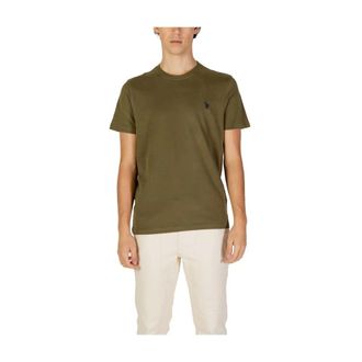 U.S.Polo Association U.S. Polo Assn., T-Shirts, male, Green, Size: XS Classic Fit Cotton T-Shirt Green
