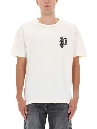 Purple Scribbled P T Shirt