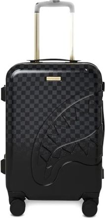 Sprayground Spritz checkerboard shark trolley bag - Nero