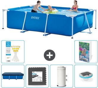 Intex Piscina Con Estructura Rectangular - 300x200x75 Cm - 7-piezas S138