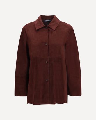Max Mara Gocce suede Jacket Female 44