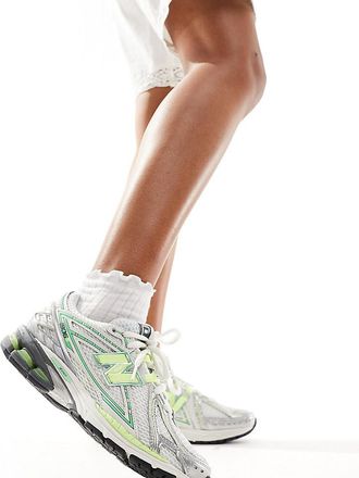 New Balance 1906 neon unisex sneakers in green -Exclusive to ASOS