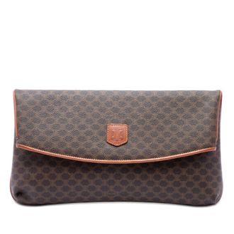 Celine Pre-owned Celine Macadam Coated Canvas Clutch Ladies ELAM1DP4EYJ1ATXL