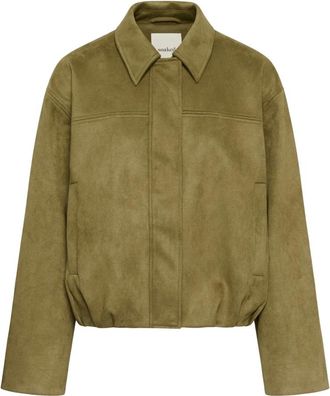 Soaked In Luxury Slsonjia Balloon Jacket - - Jackets - Donna - Verde - XS