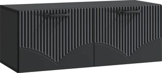 vidaXL Mueble Para Tv De Pared Negro 78,5 X 31 X 30 Cm Vidaxl