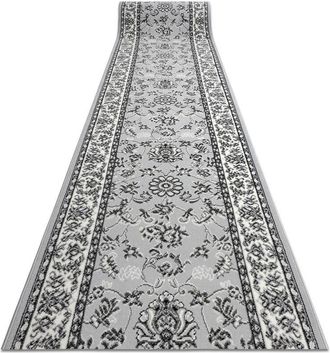 RugsX Alfombra De Pasillo Bcf Morad Klasyk Cl&aacute;sico Gris 100 Cm Grey 100x880 Cm