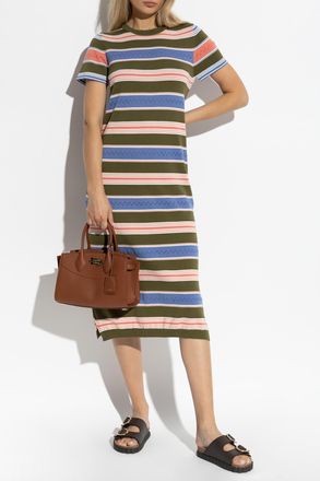 Paul Smith Dress With Stripe Pattern, Womens, Multicolour
