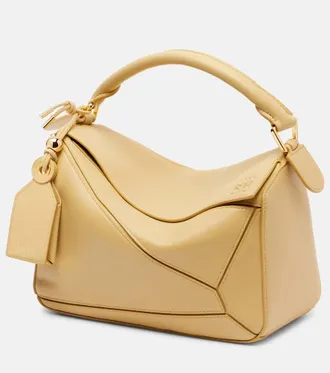 Loewe Featherlight Puzzle Large leather top-handle bag