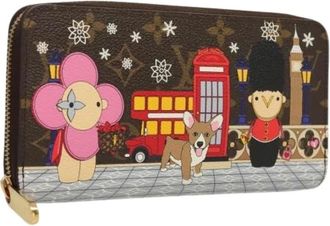 Louis Vuitton Pre-owned Wallets, female, Brown, Size: ONE SIZE Pre-owned Canvas Wallet