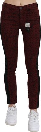 Costume National Mid Waist Slim Fit Cotton Womens Jeans
