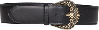 Etro Riemen - Dames - Riemen - Zwart - 75 CM - Leer - Accessoires