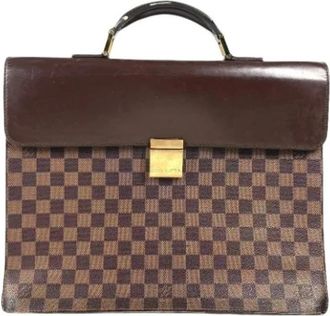 Louis Vuitton Pre-owned Briefcase - unisex - Vintage Tassen - Bruin - ONE Size - Vintage