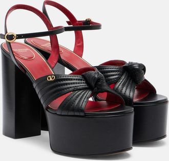 Valentino Garavani Crasher leather platform sandals