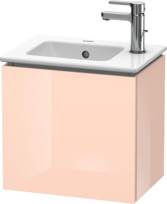 Duravit Duravit L-cube Mueble De Pared, 1 Puerta, Con Bisagra A La Izquierda, 420mm, Para Me By Starck 072343, Color: Perla De Albaricoque Laca De Alto Brillo