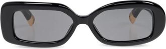 Jacquemus Rond Zonnebril - Dames - Zonnebrillen - Zwart - ONE Size - Accessoires