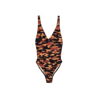 Dries Van Noten One-piece, female, Multicolor, Size: L Polyester One-Piece Swimsuit