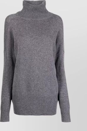 Lisa Yang cashmere fine-knit oversized turtleneck jumper