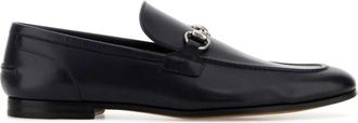 Gucci Black Slip On Loafers