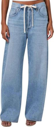 Citizens Of Humanity Brynn Drawstring Trouser In Blue Lace